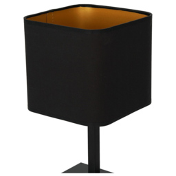 Milagro Napoli Black Table Lamp 230V - Size: 17 x 17 x 35cm - Wilko - thumbnail 5