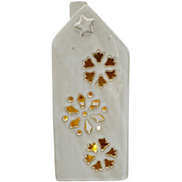 LED Porcelain House Beige - Mistletoe Cottage - Wilko - thumbnail 3
