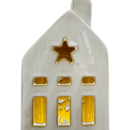 LED Porcelain House Beige - Mistletoe Cottage - Wilko - thumbnail 4