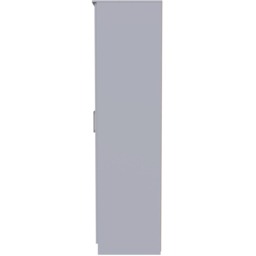 Crowndale Devon Ready Assembled 2 Door Grey Matt Wardrobe - Wilko - thumbnail 4