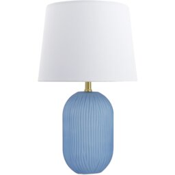 Elodie Blue Table Lamp - Blue - Wilko - thumbnail 1