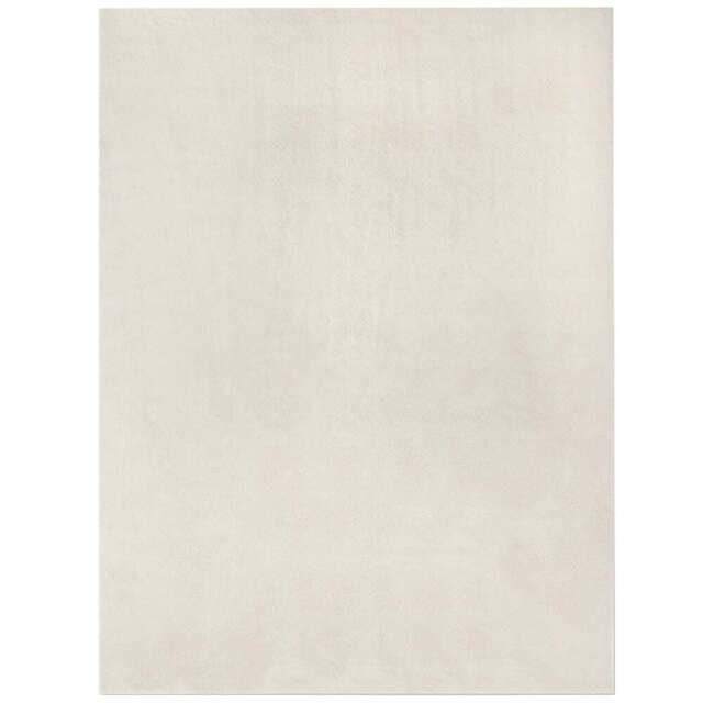 tectake Zonelle Cream Short Pile Ultra Soft Rug 200 x 140cm - Size: 1.5 x 200 x 140cm - Grey - Wilko - image 1