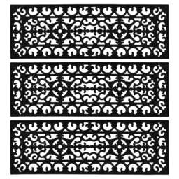 Lexi Rubber Step Mat 25 x 75cm 3 Pack - JVL Homewares - Wilko - thumbnail 1