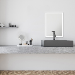 Sorrelis Hollis LED Mirror 70 x 50cm - Size: 50 x 70 x 2.4cm - Multi - Wilko - thumbnail 3