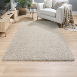 My Rug Stone Rug 100 x 150cm - Size: 100 x 150 x 2cm - Cream - Wilko - thumbnail 3