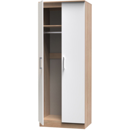 Crowndale Devon 3 Piece White Matt and Oak Bedroom Furniture Set - Wilko - thumbnail 7