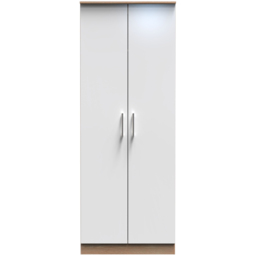 Crowndale Devon 3 Piece White Matt and Oak Bedroom Furniture Set - Wilko - thumbnail 5