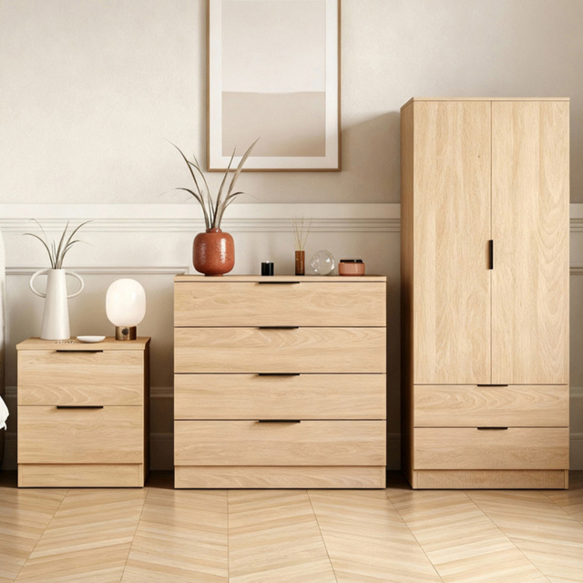 Vida Designs Trega Pine 3 Piece Bedroom Furniture Set - Size: 170 x 76 x 53cm - Wilko - image 1