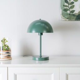 ValueLights Stassi Forest Green Mushroom Dome LED Table Lamp - Size: 38 x 16 x 16cm - Wilko - thumbnail 4