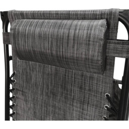 Samuel Alexander Grey Multi- Position Sun Lounger with Canopy - Size: 1 Seater - Wilko - thumbnail 7