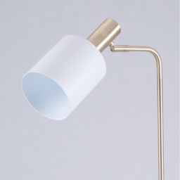 Pacific Lifestyle Biba White and Gold Marble Footed Floor Lamp - Wilko - thumbnail 4