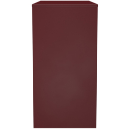 Crowndale Hong Kong 4 Drawer Red Matt Vanity Dressing Table Ready Assembled - Wilko - thumbnail 4