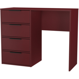 Crowndale Hong Kong 4 Drawer Red Matt Vanity Dressing Table Ready Assembled - Wilko - thumbnail 5