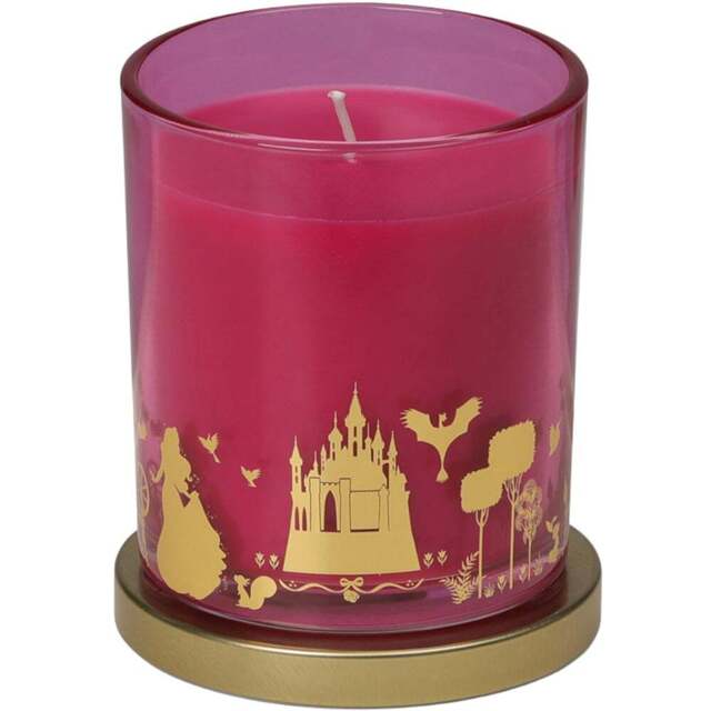 Disney Princess Aurora Briar Rose and Vanilla Scented Candle 213g - Size: 6.5 x 5.3 x 5.8cm - Pink - Wilko - image 1