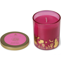 Disney Princess Aurora Briar Rose and Vanilla Scented Candle 213g - Size: 6.5 x 5.3 x 5.8cm - Pink - Wilko - thumbnail 4