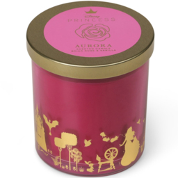 Disney Princess Aurora Briar Rose and Vanilla Scented Candle 213g - Size: 6.5 x 5.3 x 5.8cm - Pink - Wilko - thumbnail 5