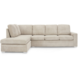 Home Detail Alcott 6 Seater Mocha Jumbo Cord Fabric Left Hand Corner Sofa - Brown - Wilko - thumbnail 4