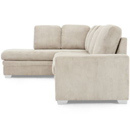 Home Detail Alcott 6 Seater Mocha Jumbo Cord Fabric Left Hand Corner Sofa - Brown - Wilko - thumbnail 7