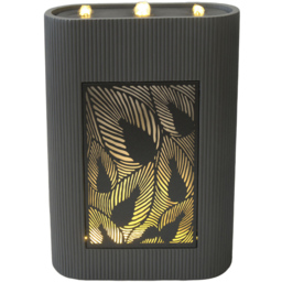 Fern Cut Out Water Feature - Grey - Wilko - thumbnail 1