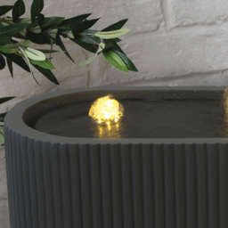Fern Cut Out Water Feature - Grey - Wilko - thumbnail 5
