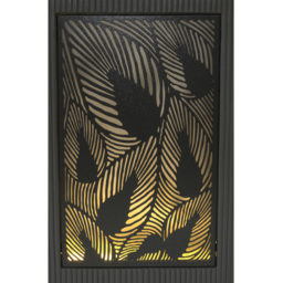Fern Cut Out Water Feature - Grey - Wilko - thumbnail 4