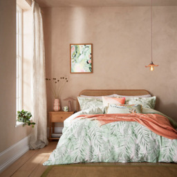 Yvonne Ellen Super King Size Sage Tropical Safari Reversible Duvet Set - Wilko - thumbnail 6