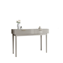 CARME Home Layla 2 Drawer Mocha Dressing Table - Size: 29 x 51 x 125cm - Grey - Wilko - thumbnail 3