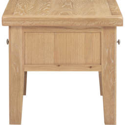 Seconique Windsor 2 Drawer Natural Oak Coffee Table - Size: 50 x 90 x 55cm - Wilko - thumbnail 6