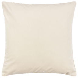 Paoletti Evoke Ivory Cut Velvet Cushion - Size: 45 x 45 cm - Cream - Wilko - thumbnail 4