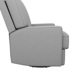 Dorel Rylan Grey Swivel and Gliding Recliner Chair - Size: Single - Wilko - thumbnail 5