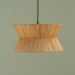 ValueLights Maddie Handmade Paper Rope Ceiling Lamp Shade - Size: 20 x 38 x 38cm - Brown - Wilko - thumbnail 3