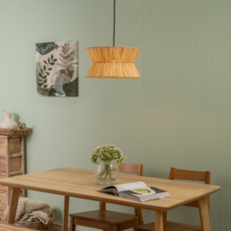 ValueLights Maddie Handmade Paper Rope Ceiling Lamp Shade - Size: 20 x 38 x 38cm - Brown - Wilko - thumbnail 5