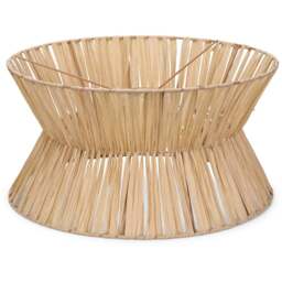 ValueLights Maddie Handmade Paper Rope Ceiling Lamp Shade - Size: 20 x 38 x 38cm - Brown - Wilko - thumbnail 1
