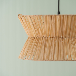 ValueLights Maddie Handmade Paper Rope Ceiling Lamp Shade - Size: 20 x 38 x 38cm - Brown - Wilko - thumbnail 4