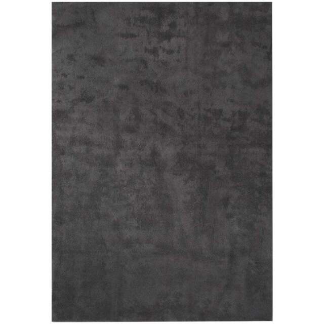 tectake Zonelle Anthracite Short Pile Ultra Soft Rug 230 x 160cm - Size: 1.5 x 120 x 120cm - Grey - Wilko - image 1