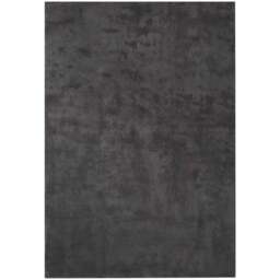 tectake Zonelle Anthracite Short Pile Ultra Soft Rug 230 x 160cm - Size: 1.5 x 120 x 120cm - Grey - Wilko - thumbnail 1