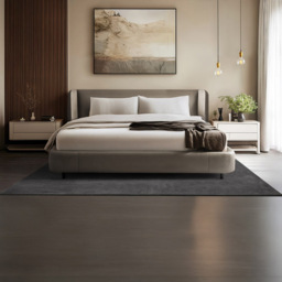 tectake Zonelle Anthracite Short Pile Ultra Soft Rug 230 x 160cm - Size: 1.5 x 120 x 120cm - Grey - Wilko - thumbnail 3