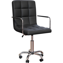 Vida Designs Calbo Black Office Chair - Wilko - thumbnail 3