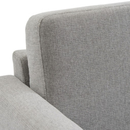 Living and Home Light Grey Linen Mid-Century Armchair - Size: 80 x 76 x 80cm - Wilko - thumbnail 5