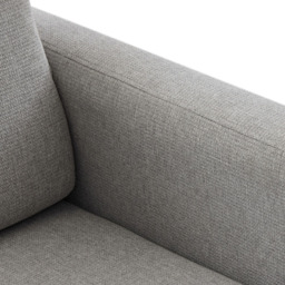Living and Home Light Grey Linen Mid-Century Armchair - Size: 80 x 76 x 80cm - Wilko - thumbnail 6
