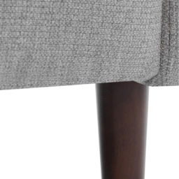 Living and Home Light Grey Linen Mid-Century Armchair - Size: 80 x 76 x 80cm - Wilko - thumbnail 4