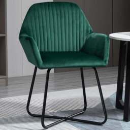 Portland Teal Green Linen Accent Armchair - Size: Single - Wilko