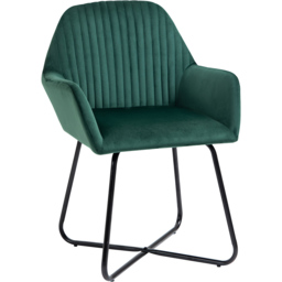 Portland Teal Green Linen Accent Armchair - Size: Single - Wilko - thumbnail 3