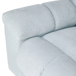 Living and Home Blue Chenille 270 Swivel Electric Recliner Chair with USB Charging - Size: Single - Wilko - thumbnail 6