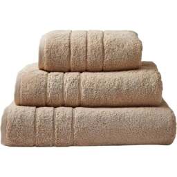 Allure Bath Fashions Stone Hotel Luxury Heavyweight Hand Towel - Size: 50 x 90cm - Brown - Wilko