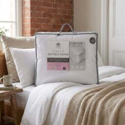 Divante Deep Fill Mattress Topper - White/Superking - Size: Super King - Wilko - thumbnail 6