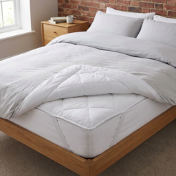 Divante Deep Fill Mattress Topper - White/Superking - Size: Super King - Wilko - thumbnail 7