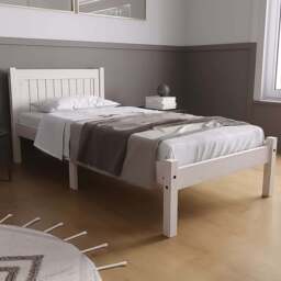 Rio Single White Bed - Birlea - Wilko