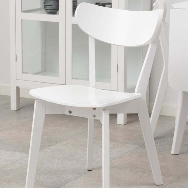 Florence Roxby Set of 2 White Dining Chairs - Furniture To Go - Wilko - image 1
