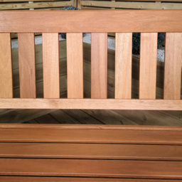 Samuel Alexander Cartmel 3 Seater Wooden Garden Patio Bench - Brown - Wilko - thumbnail 7